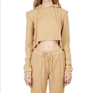 Danielle Guizio Sweatsuit in Camel